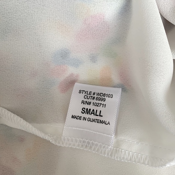 GIBSON Holly Split Neck Shirt Dress Multicolor - Picture 8 of 8